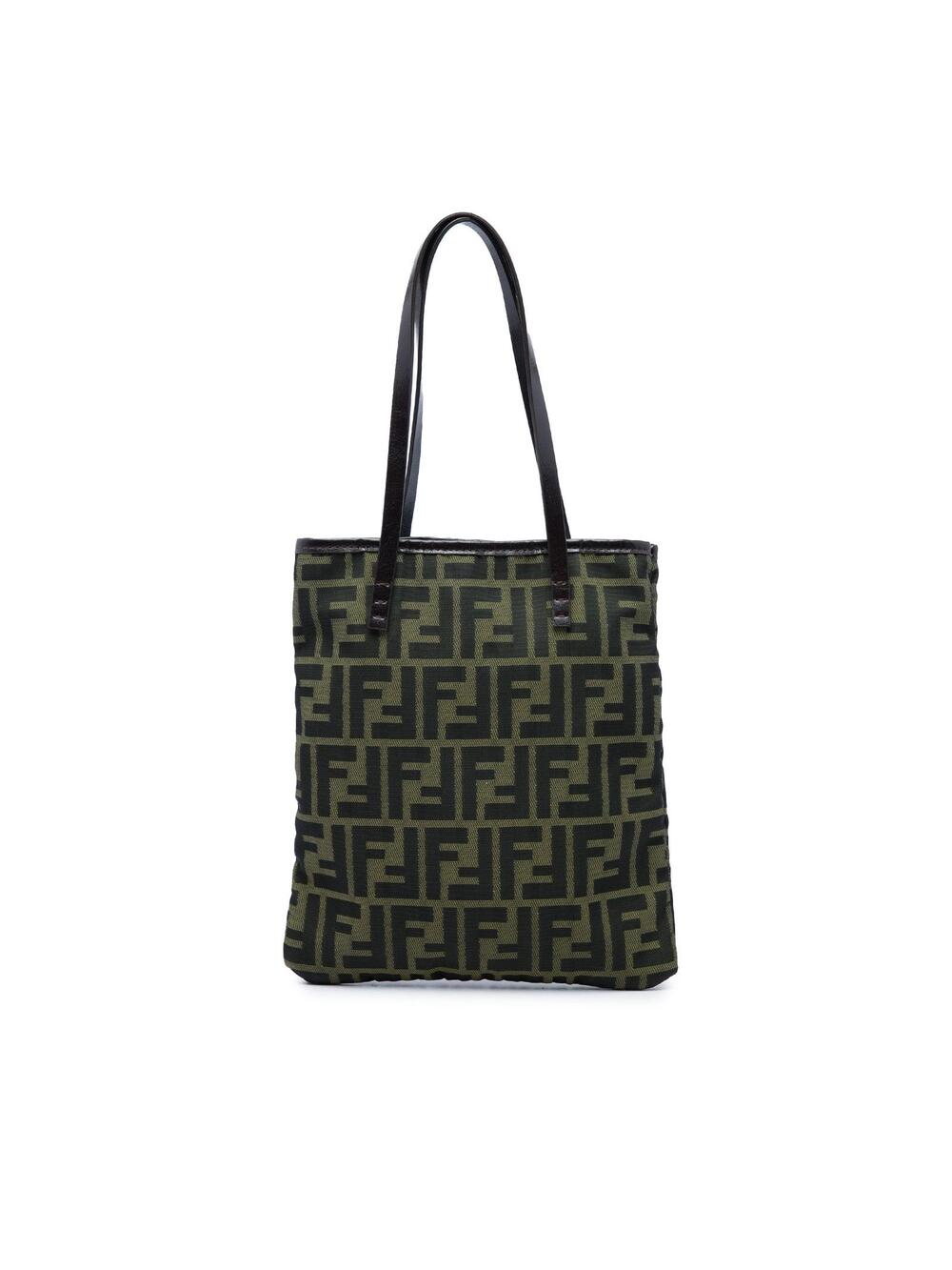 Fendi Zucca Canvas Tote Pre-Loved Brown #349330F61B